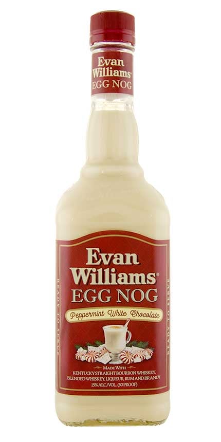 Evan Williams White Chocolate Peppermint Egg Nog