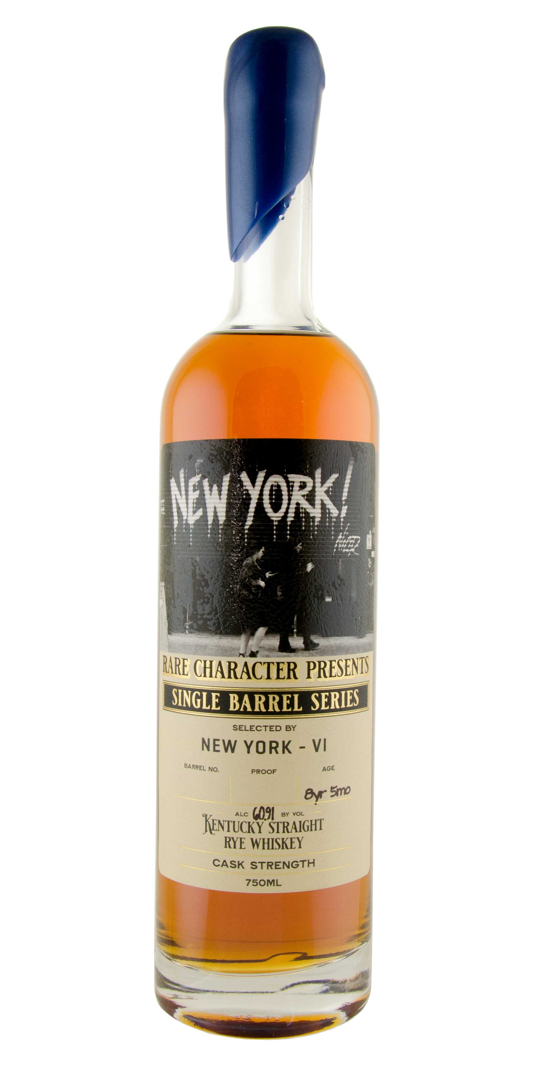 Rare Character NY-VI Single Barrel Series Kentucky Straight Rye Whiskey                             