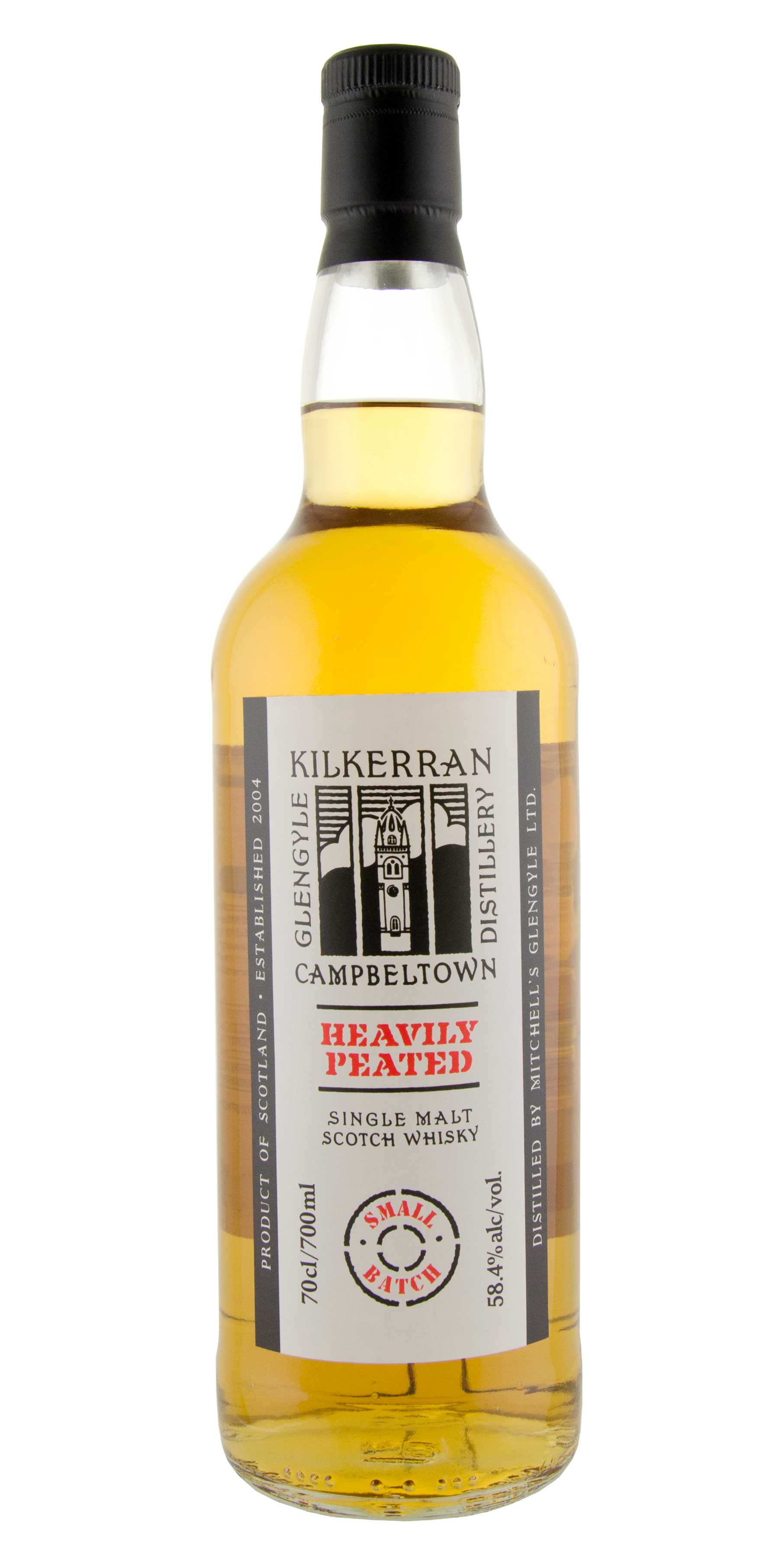Kilkerran Batch 12 Heavily Peated Campbeltown Single Malt Scotch Whisky 
