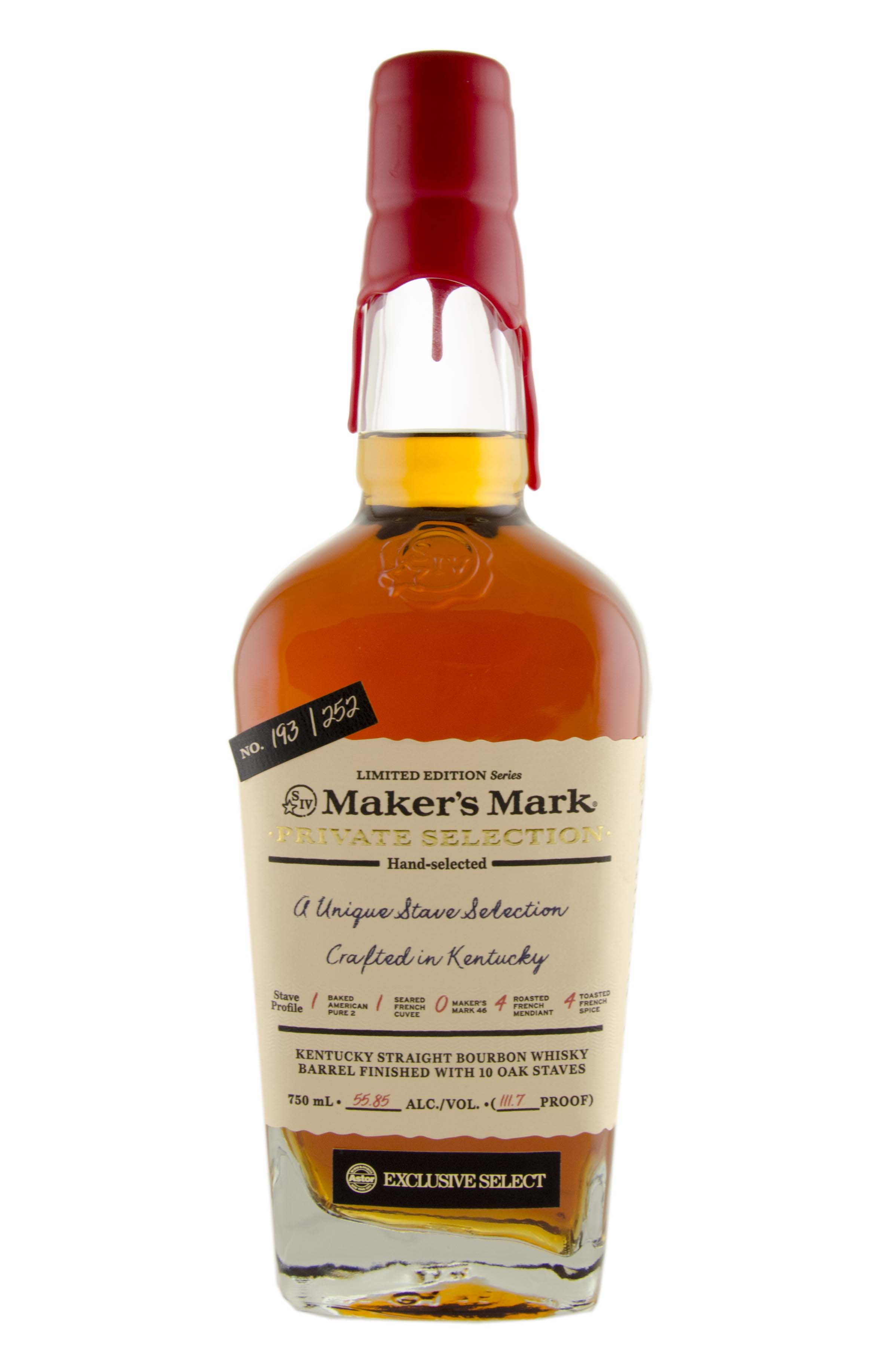 Maker's Mark Astor Private Select Single Barrel Kentucky Straight Bourbon Whiskey                   