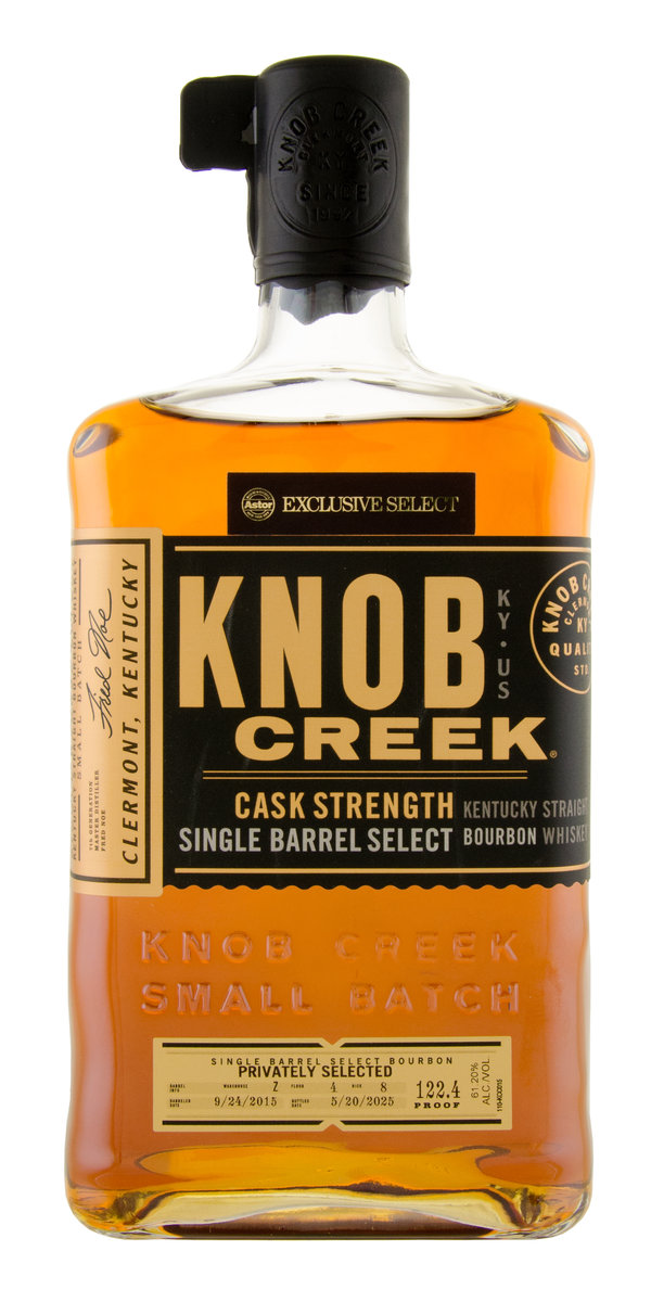 Knob Creek Astor Select Single Barrel Kentucky Straight Bourbon Whiskey                             