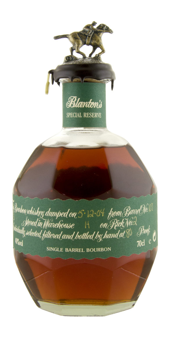 Antique Blanton's Green Label Special Reserve Single Barrel Kentucky Straight Bourbon Whiskey