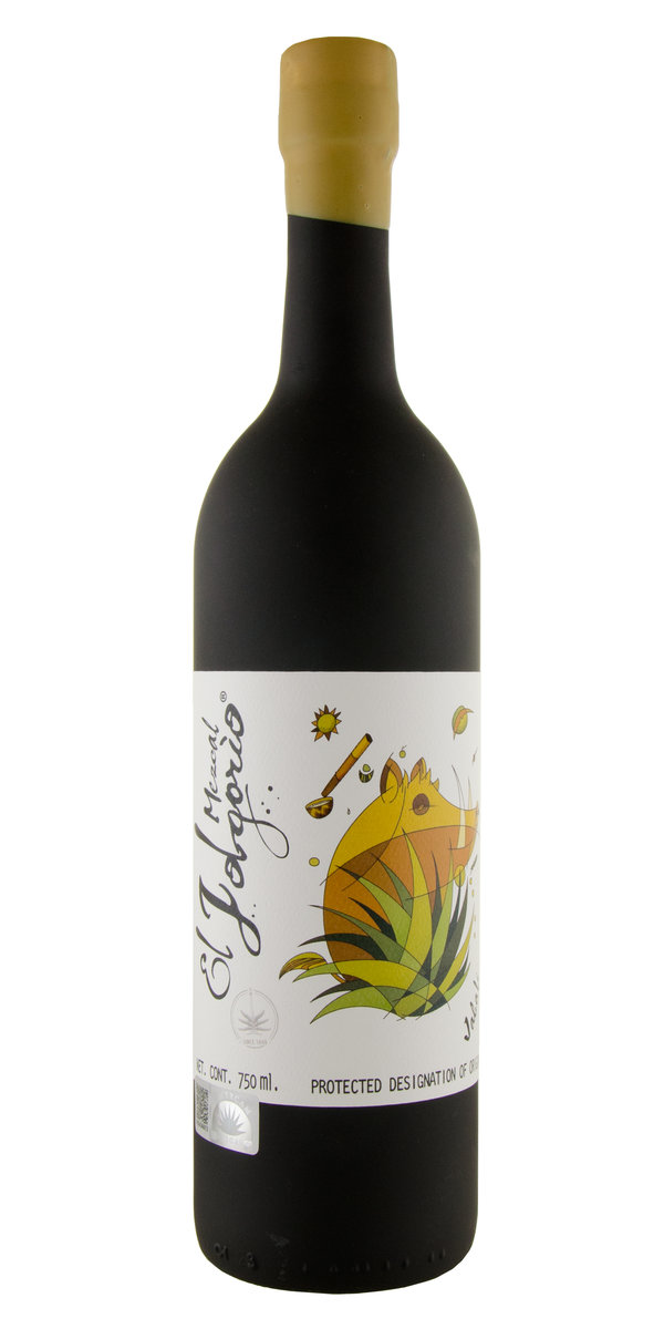El Jolgorio Black Bottle Don Chucho Jabali Mezcal 
