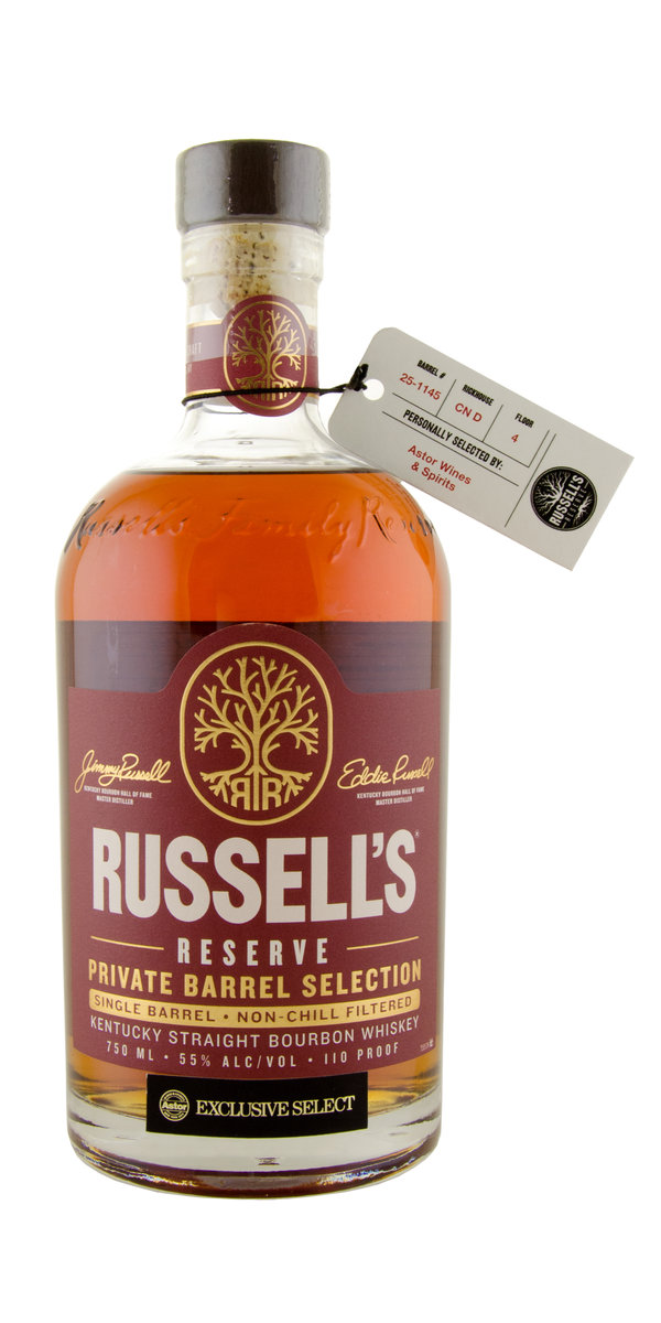 Russell's Reserve Astor Select Single Barrel Kentucky Straight Bourbon Whiskey                      