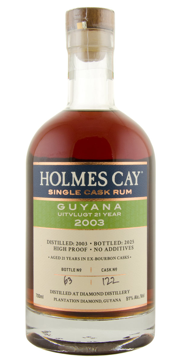 Holmes Cay Uitvlught 21yr Guyana Rum