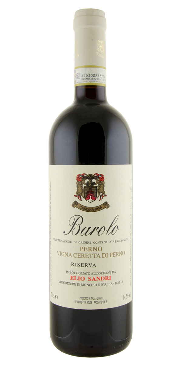 Barolo Riserva, "Perno Vigna Ceretta Riserva", Elio Sandri