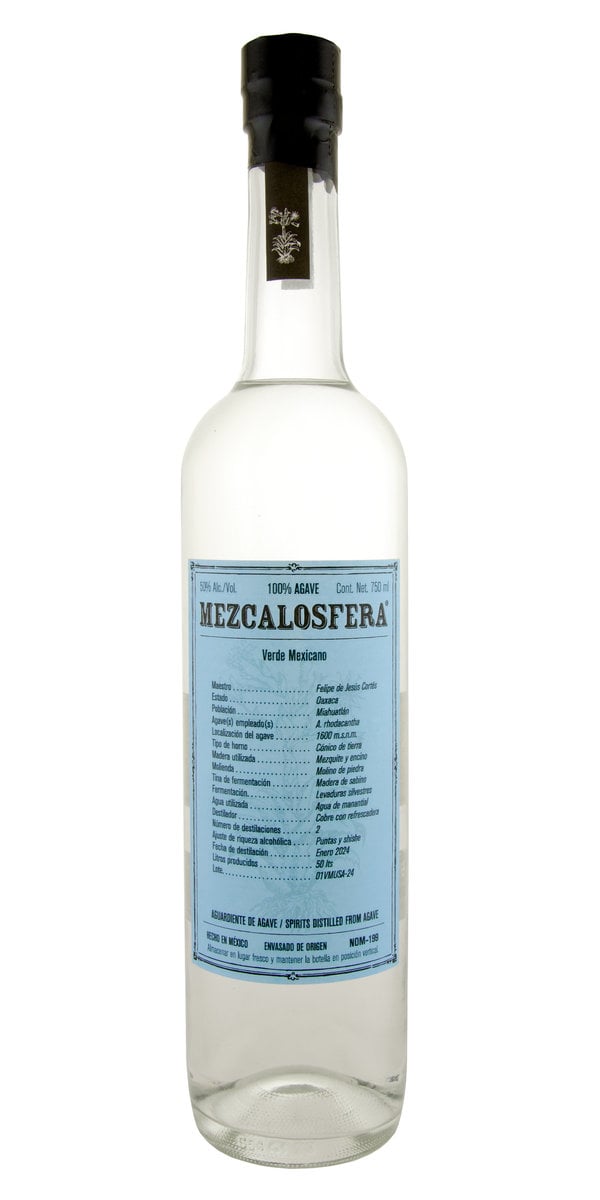 Mezcalosfera Verde Mexicano Felipe de Jesus Cortés Mezcal                                           
