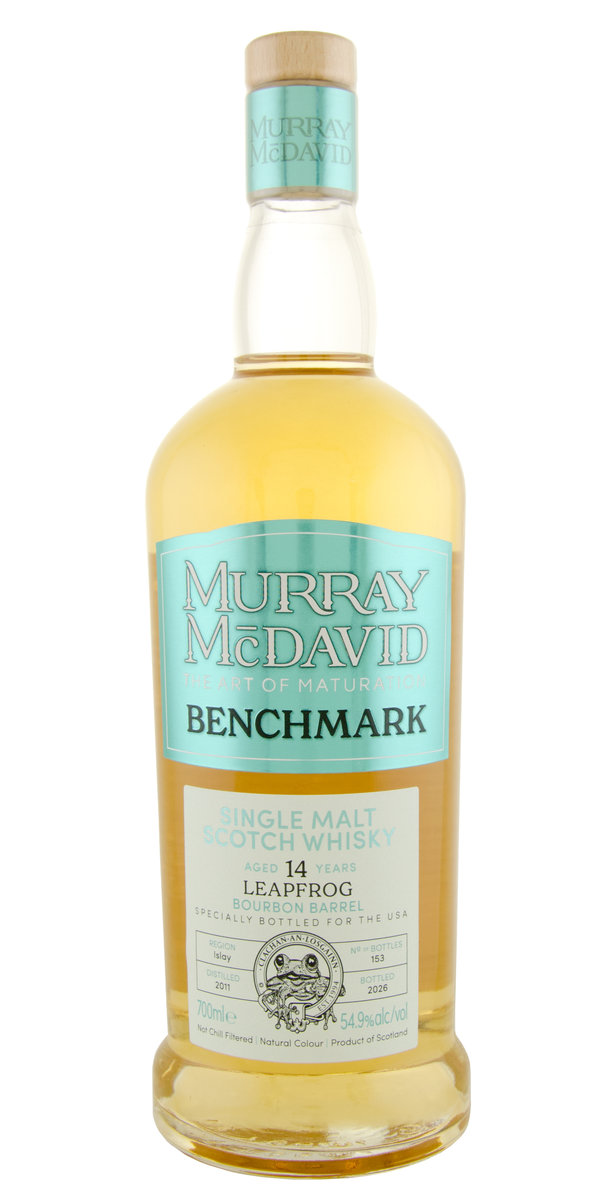 Murray McDavid Benchmark Leapfrog 14yr Laphroaig Single Malt Scotch Whisky                          
