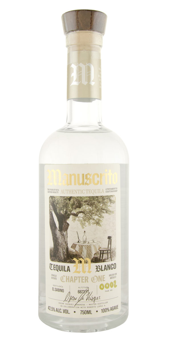 Manuscrito Chapter One Blanco Tequila 