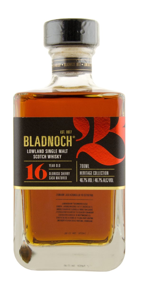 Bladnoch 16yr Lowland Single Malt Scotch Whisky