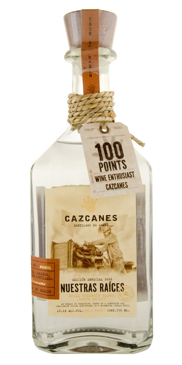 Cazcanes Nuestras Raíces 2026 Special Edition Still Strength Blanco Tequila