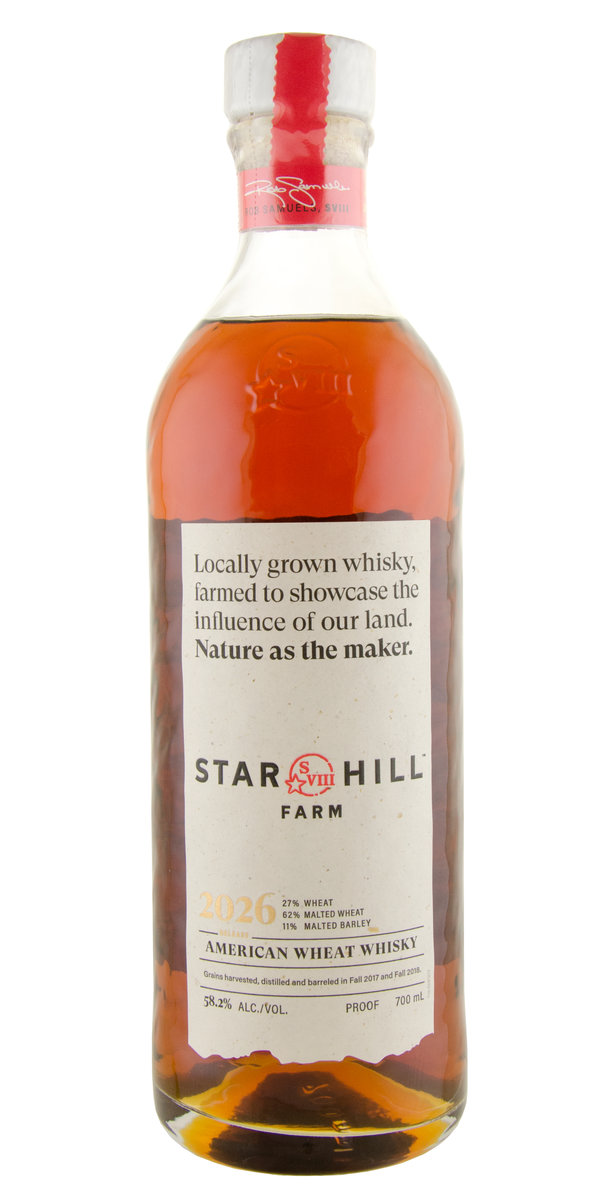 Star Hill Farm American Wheat Whiskey 2026 Release