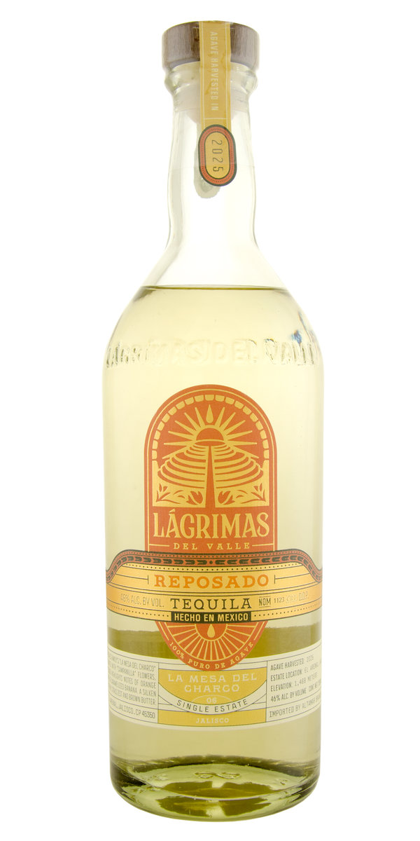 Lágrimas Del Valle Reposado La Mesa Del Charco Tequila