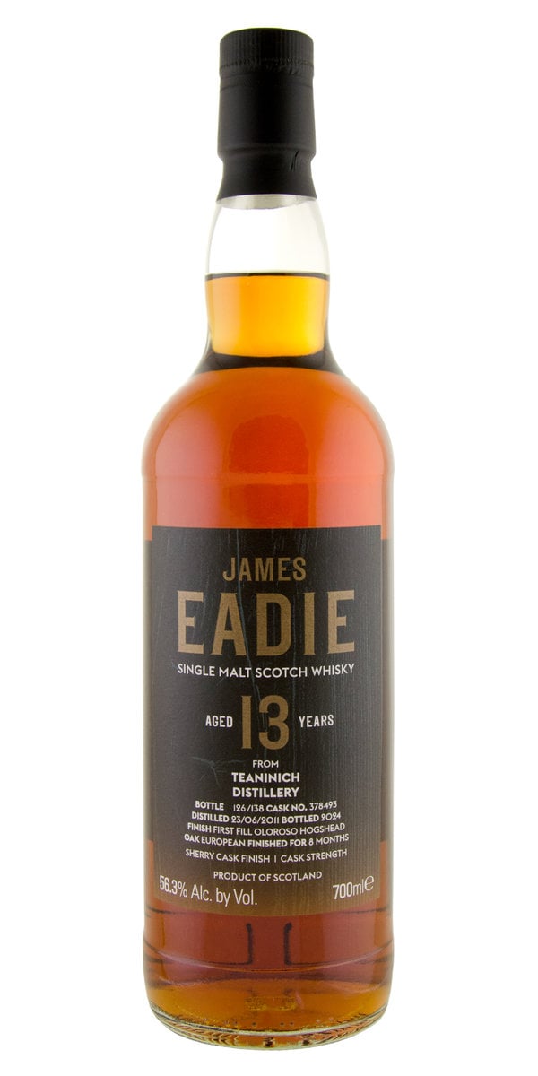James Eadie 13yr Teaninich Cask Strength Sherry Finish Single Malt Whisky