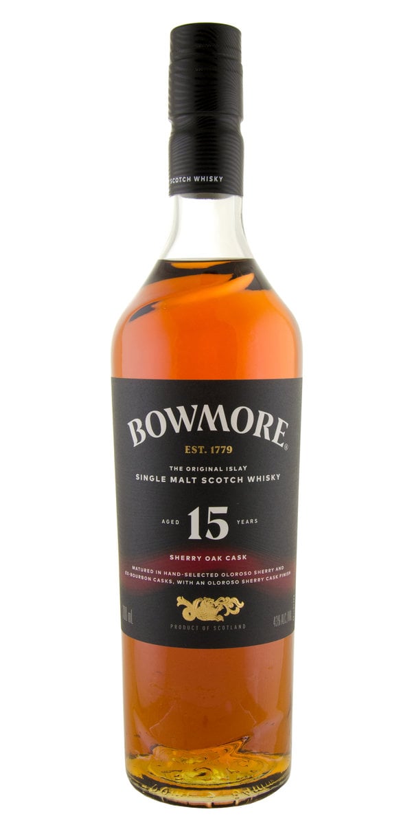 Bowmore 15yr Sherry Oak Cask Single Malt Scotch Whisky