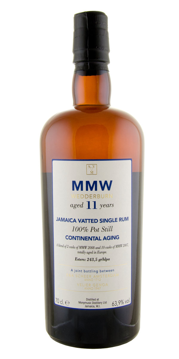 Velier MMW Wedderburn 11yr Continental Aged Jamaican Vatted Single Rum 